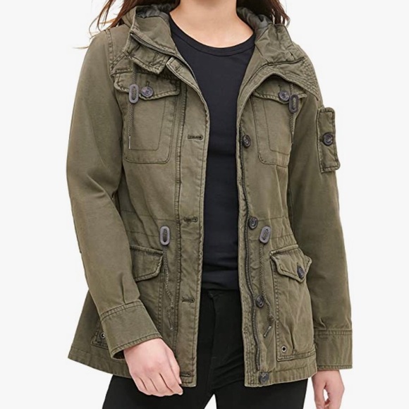 Levis Cotton 4 Pocket Hooded Field 